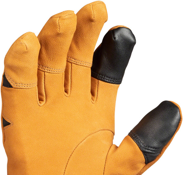 45NRTH 2023 Sturmfist 5 LTR Leather Gloves - Tan/Black Full Finger Small