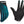 Bluegrass Prizma 3D Gloves - Blue Full Finger Large