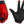 Bluegrass React Gloves - Red Full Finger X-Large