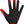 Bluegrass Vapor Lite Gloves - Red Full Finger Large