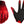 Bluegrass Vapor Lite Gloves - Red Full Finger Medium