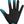 Bluegrass Vapor Lite Gloves - Blue Full Finger Medium