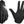 Bluegrass Union Gloves - Black Full Finger Medium