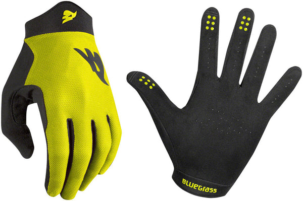 Bluegrass Union Gloves - Fluorescent Yellow Full Finger Medium