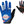 HandUp Most Days Gloves - Shuttle Runners Navy Full Finger Small