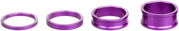 Wolf Tooth Precision Headset Spacer Kit with 3mm, 5mm, 10mm, and 15mm Stack Spacers