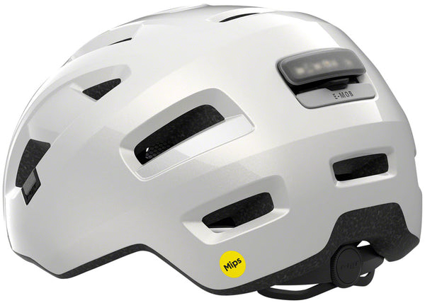 MET E-Mob MIPS Helmet - White Gloss Large