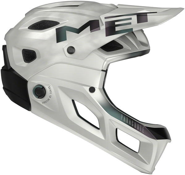 MET Parachute MCR Mips Helmet - White Iridescent Matte Large