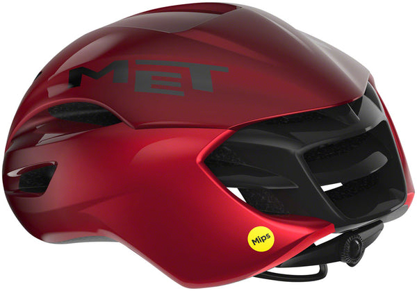 MET Manta MIPS Helmet - Red Metallic Glossy Small
