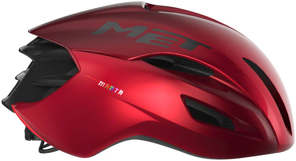 MET Manta MIPS Helmet - Red Metallic Glossy Small