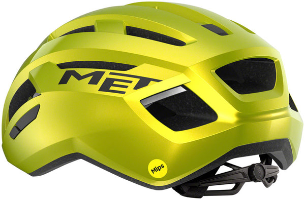 MET Vinci MIPS Helmet - Lime Yellow Metallic Glossy Large
