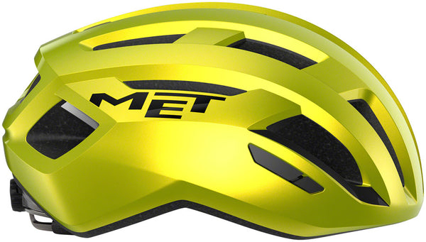 MET Vinci MIPS Helmet - Lime Yellow Metallic Glossy Large