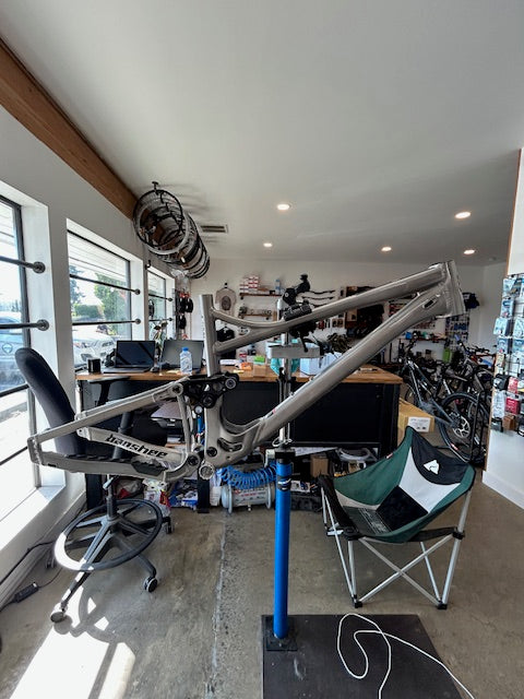 Lightly Used - Banshee Prime V3.2 Frameset Raw Large (NO WARRANTY)