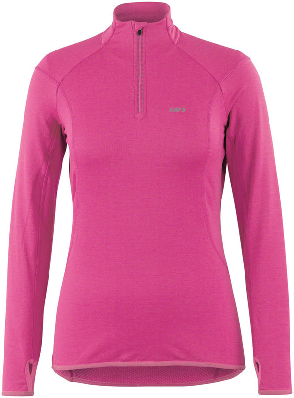 Garneau Edge 2 Long Sleeve Jersey - Peony Womens Large