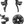 microSHIFT Sword BLK 1x9-Speed Groupset - Includes Brake/Shifters Rear Derailleur Medium Cage 11-42t Cassette