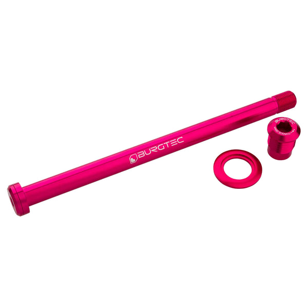 Burgtec Trek 184.5mm Rear Axle - Toxic Barbie Pink