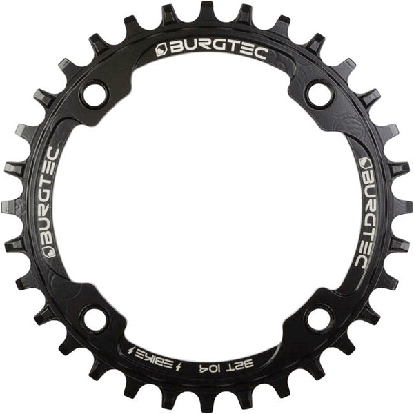 Burgtec E-Bike Steel Thick Thin Chainrings 34T 104mm BCD Inside Fit