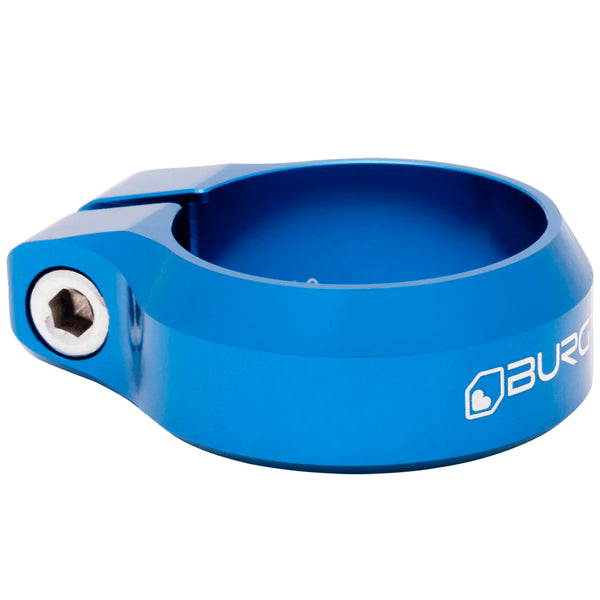 Burgtec Seat Post Clamp 34.9mm Blue
