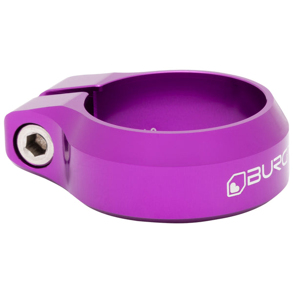 Burgtec Seat Post Clamp 34.9mm Purple