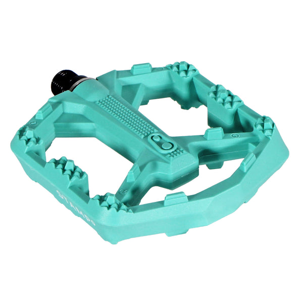 Crankbrothers Stamp 0 Large Platform Pedals Turquoise