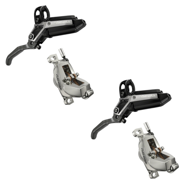 SRAM Code Ultimate Stealth Brakeset, Front & Rear, Silver