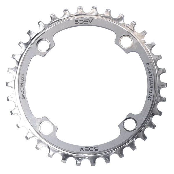 5Dev 104 BCD Titanium Chainrings