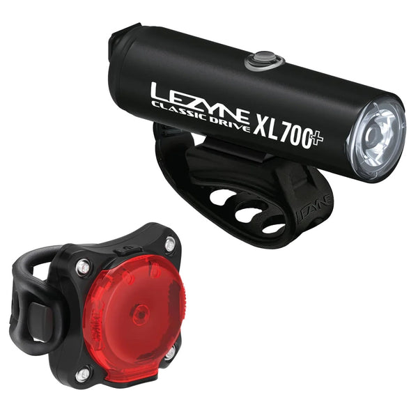 Lezyne Classic Drive Xl 700+ / Zecto Dr 200+ Light Pair