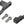 SRAM Maven Ultimate Stealth Expert Disc Brake Kit - Front/Rear Levers, Front/Rear Teal Splatter Calipers, Adapters, Rotors, Bleed Kit, A1