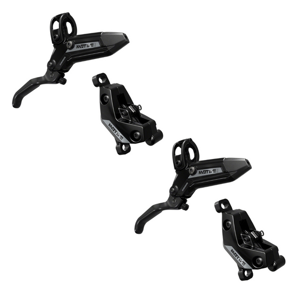 SRAM Motive Silver Brakeset, Front & Rear, Black