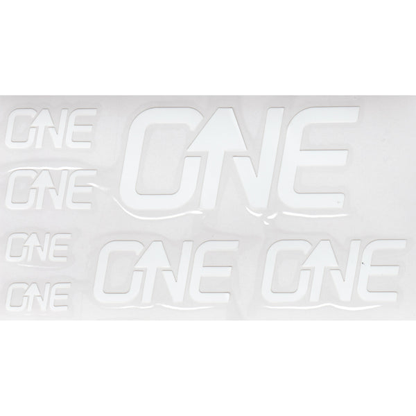OneUp Components Riser Bar Decal Kit White