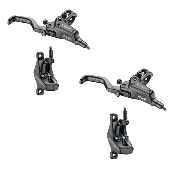 TRP DHR EVO Pro Disc Brakeset, Front & Rear, Black