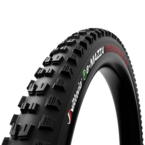 Vittoria e-Mazza Tire - 27.5 x 2.6 Tubeless 2PLY Folding Black Enduro G2.0