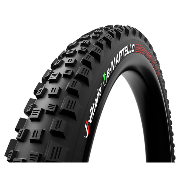 Vittoria e-Martello Tire - 27.5 x 2.4 Tubeless 2PLY Folding Black G2.0