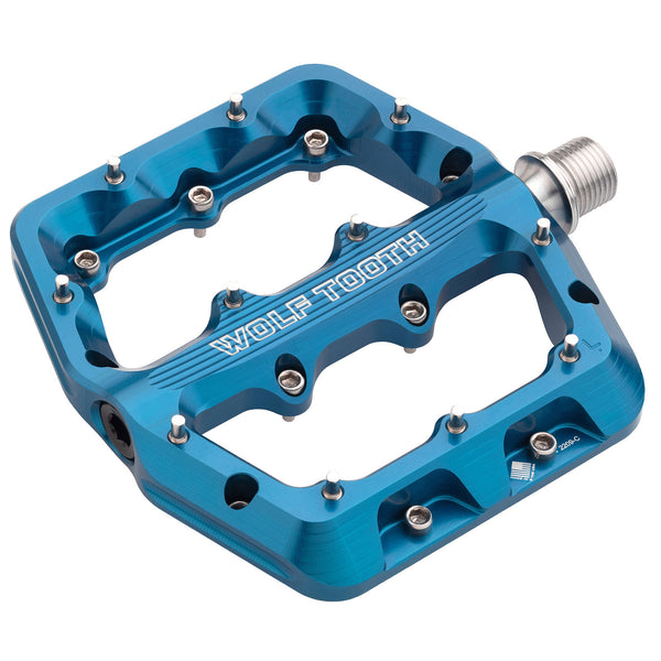 Wolf Tooth Components Waveform Platform Pedal Small - Blue