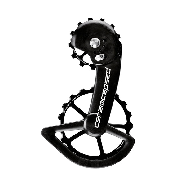 CeramicSpeed OSPW X Pulley Wheel System Shimano GRX RX820 2x12 - Aluminum Pulley Carbon Cage BLK