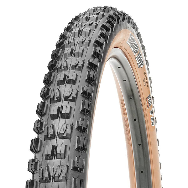 Maxxis Minion DHF Tire - 27.5 x 2.30 Tubeless Folding BLK/Dark Tan 3C MaxxTerra EXO