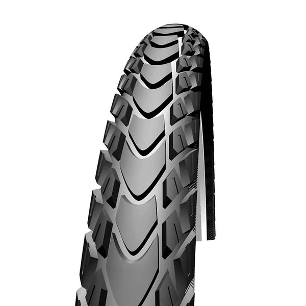 Schwalbe Marathon Mondial Tire - 700 x 40 Clincher Folding BLK/Reflective Evolution Line