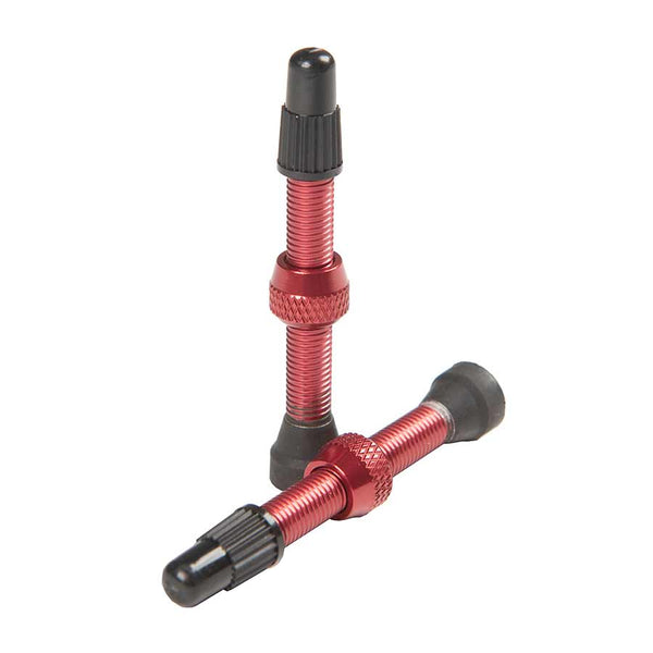 Stans No Tubes Tubeless Valves Tubeless Valve Presta 44mm Red Pair