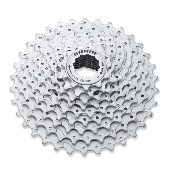 SRAM PG-970 Cassette - 9 Speed 11-34t Silver