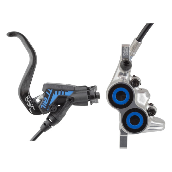 Magura MT Trail SL Disc Brake Set Disc Brake Set - Front Rear Hydraulic Post Mount BLK/Chrome