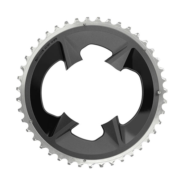SRAM Rival Wide 2x12-Speed Outer Chainring - 43t 94 BCD BLK For use 30t Inner