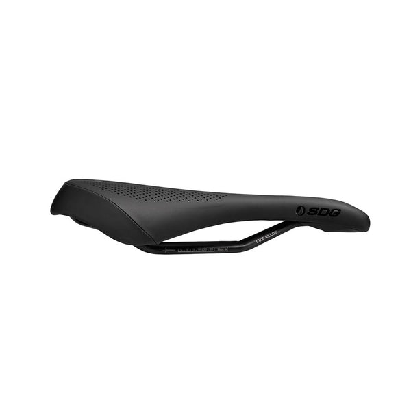 SDG Allure V2 Saddle Lux-Alloy Rails Black, Female