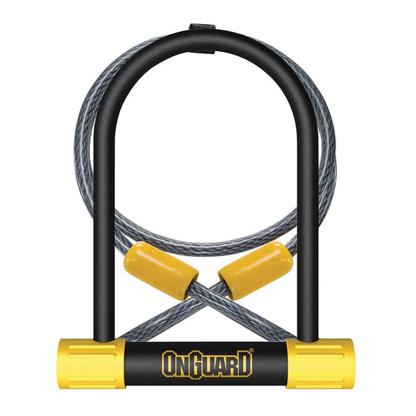OnGuard BullDog Series U-Lock - 4.5 x 9" Keyed BLK Includes 4 cable bracket