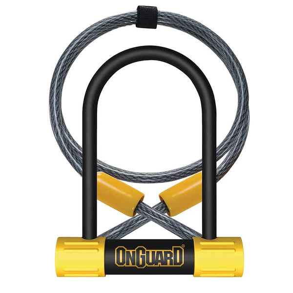 OnGuard Bulldog Medium DT 89mm x 175mm (3.5 x 6.9) w/ 10mm x 120 cm (10mm x 4) Cable