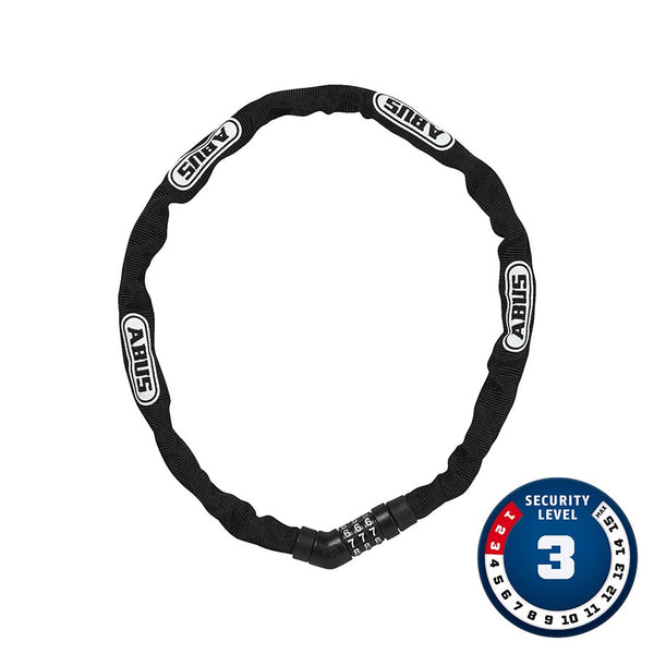 ABUS Steel-O-Chain 4804C Combination Lock: 75/4mm Black