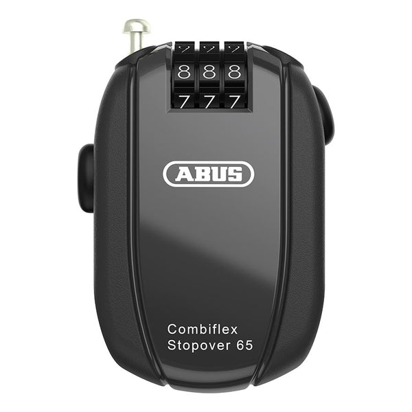 Abus  Combiflex Stopover Retractable Combo Lock - 65cm Black