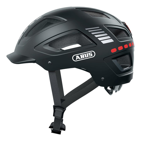 Abus Hyban 2.0 LED Helmet - Signal Black Large