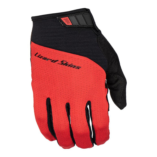 Lizard Skins Monitor Traverse Full Finger Gloves Crimson Red XL Pair
