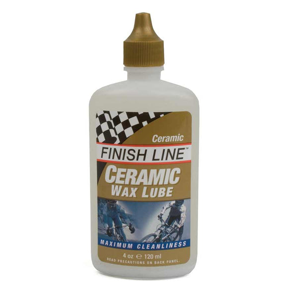 Finish Line Ceramic Wax Bike Chain Lube - 4oz Drip