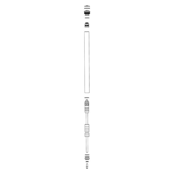 RockShox Solo Air Spring Assembly - 100 - 160mm Top Cap Spring Travel Spacers Shaft Bolt 35 Silver A1